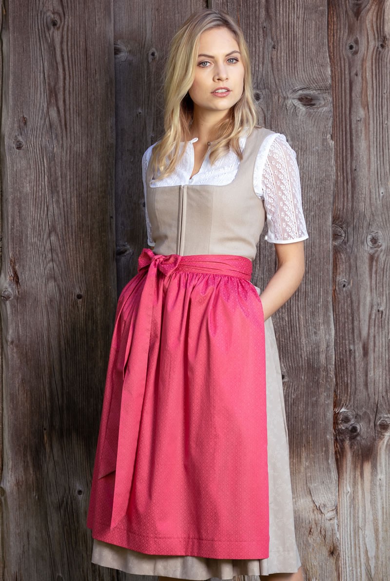 Dirndl Verena beige