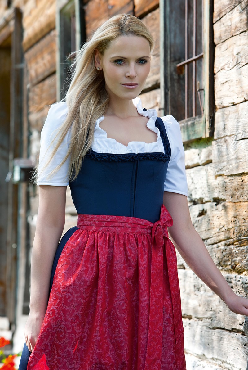 Dirndl Christina blau