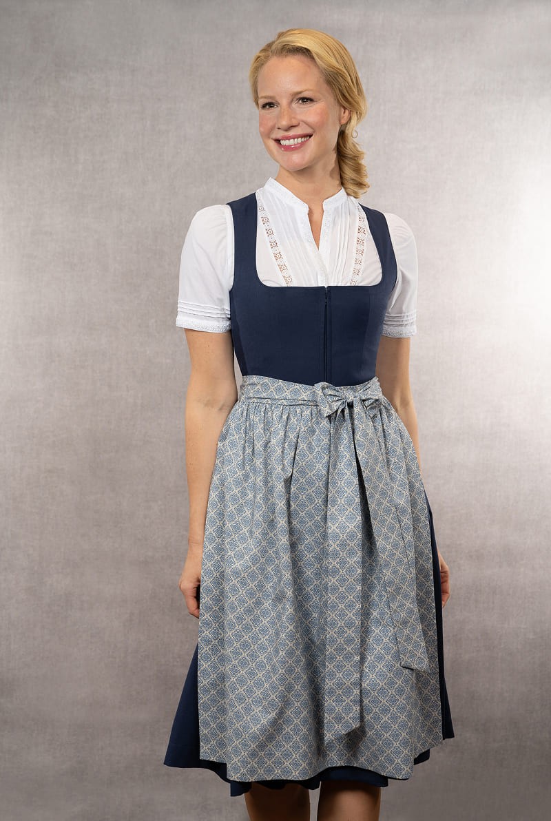 Dirndl Sarah blau