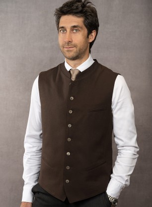 Weste Christof braun