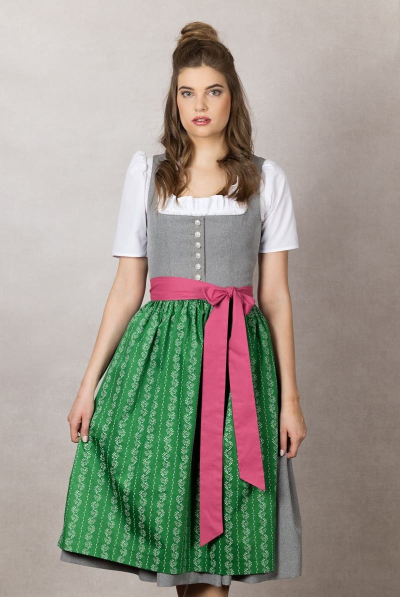 Dirndl Tina hellgrau