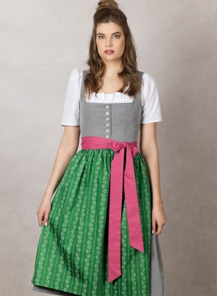 Dirndl Tina hellgrau