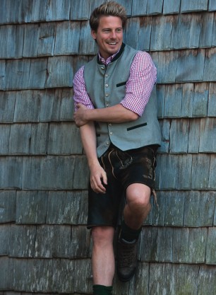 Weste Alex J&auml;gerleinen