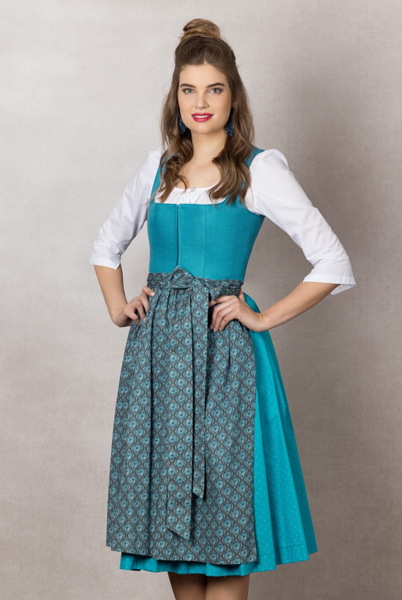 Dirndl Luisia petrol