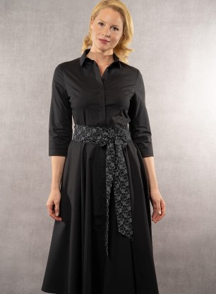 Blusenkleid schwarz 